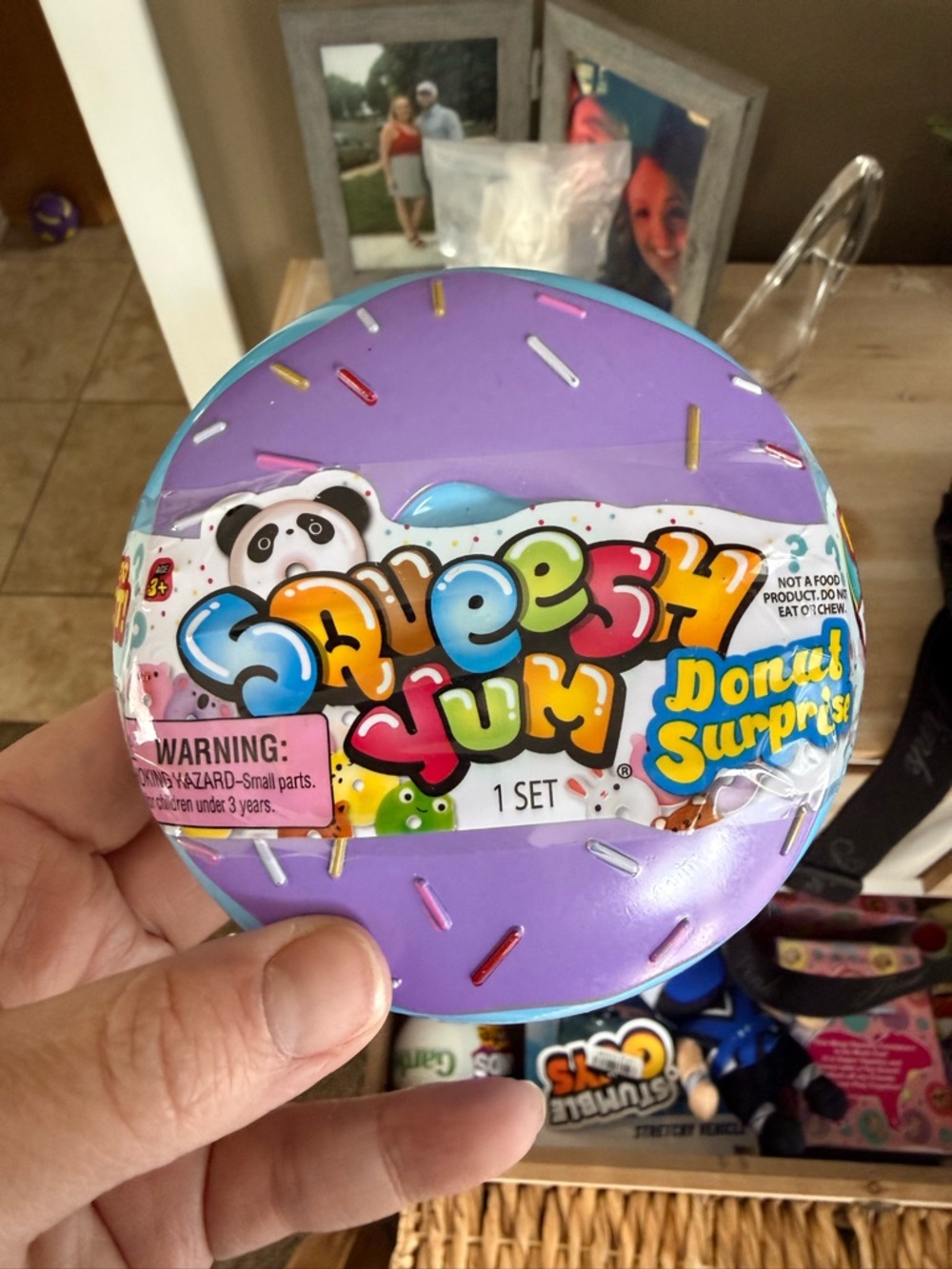Donut Surprise - Purple Squeeze Toy